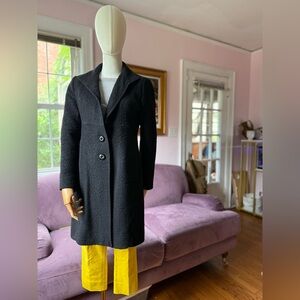 Jones New York Petite Textured Wool-Blend Coat